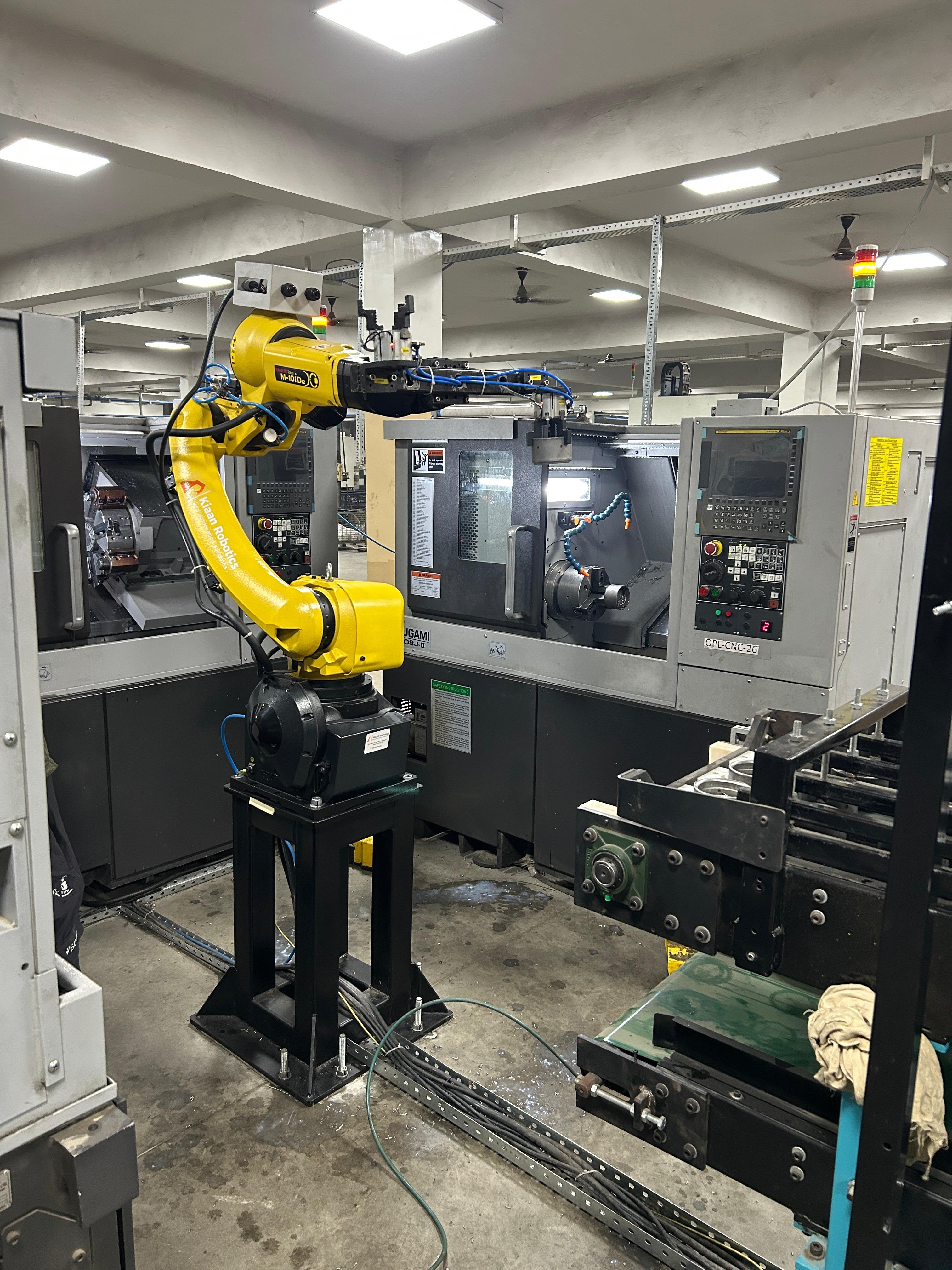 CNC machine tending