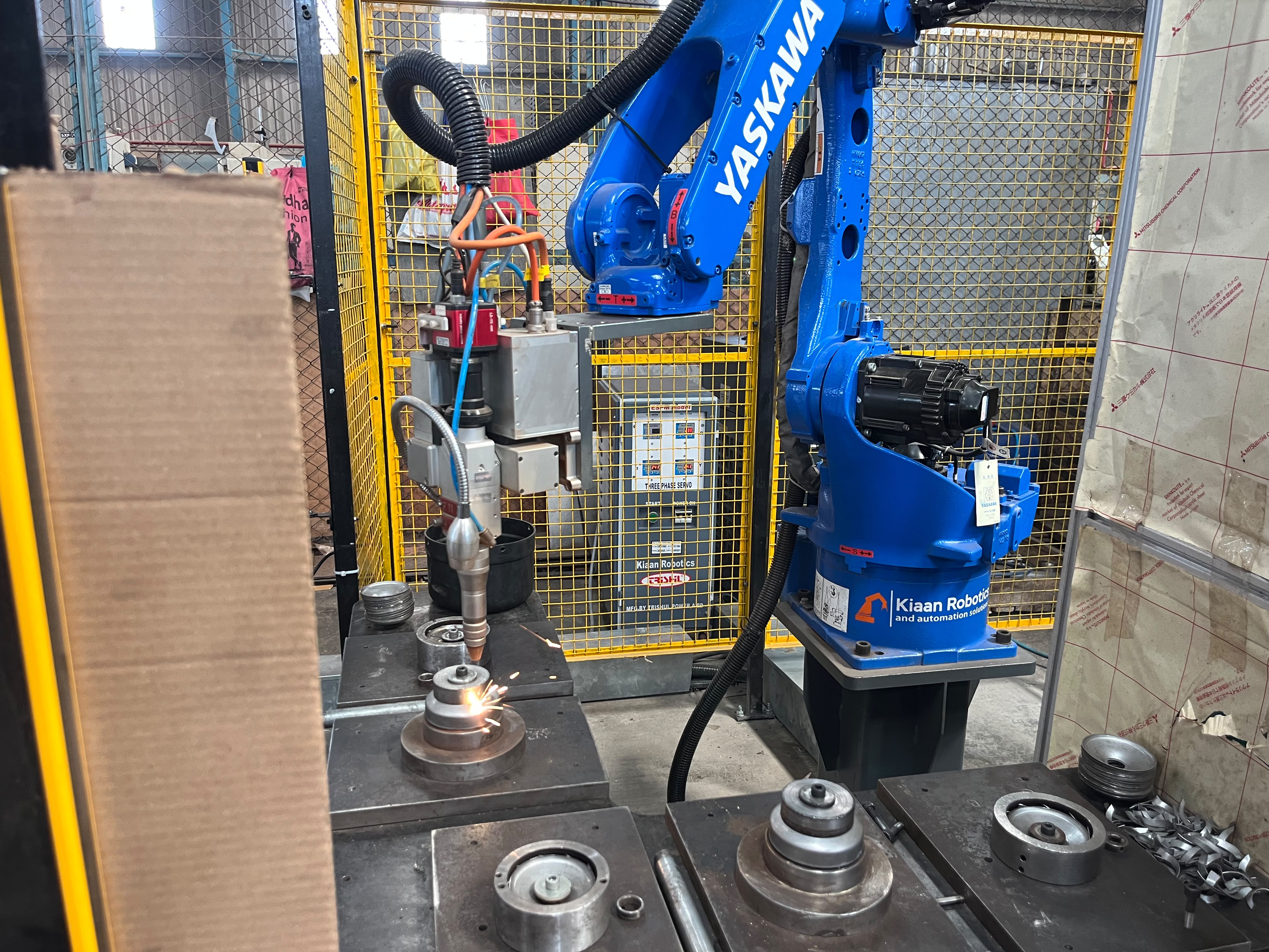 Robotic laser welding